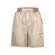 thumbnail image 3 of Pantalones Cortos Para Mujer Cargo Shorts Moda Casual Color Sólido Cintura Alta A-Line Pantalones Casuales de Pierna Ancha Sueltos Odeerbi  ODB158241, 3 of 7