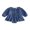 Blue, variant on Cjfdfy Newborn Baby Girl Denim Romper Dress A Line Ruffled Trim Collar Bubble Long Sleeve Dress Girl Vintage Dress Baby Cute Fall Winter Denim Dress Outfit 0-18M