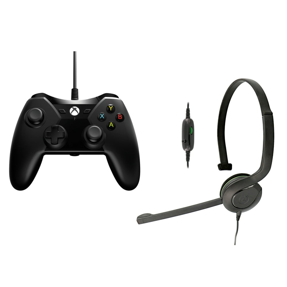 PowerA Wired Controller For Xbox One Black (142747001) & Chat