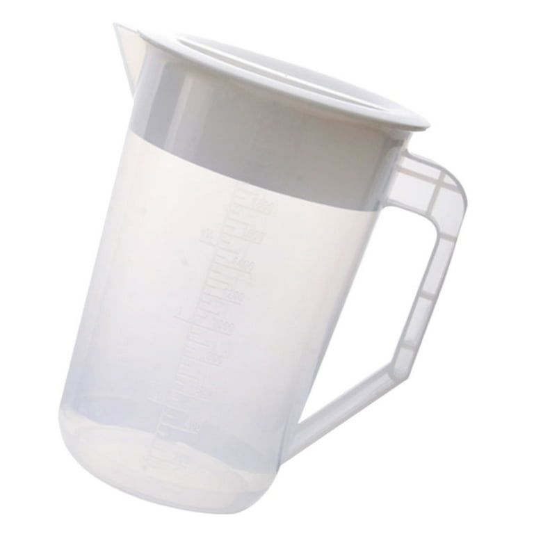 Pitchers Beverage Pitchers 67.6 Oz Plastic Pitcher with Anti-scalding  Handle and Lid for Household Square Cold Teapot Multifunctional Beverage  Kettle