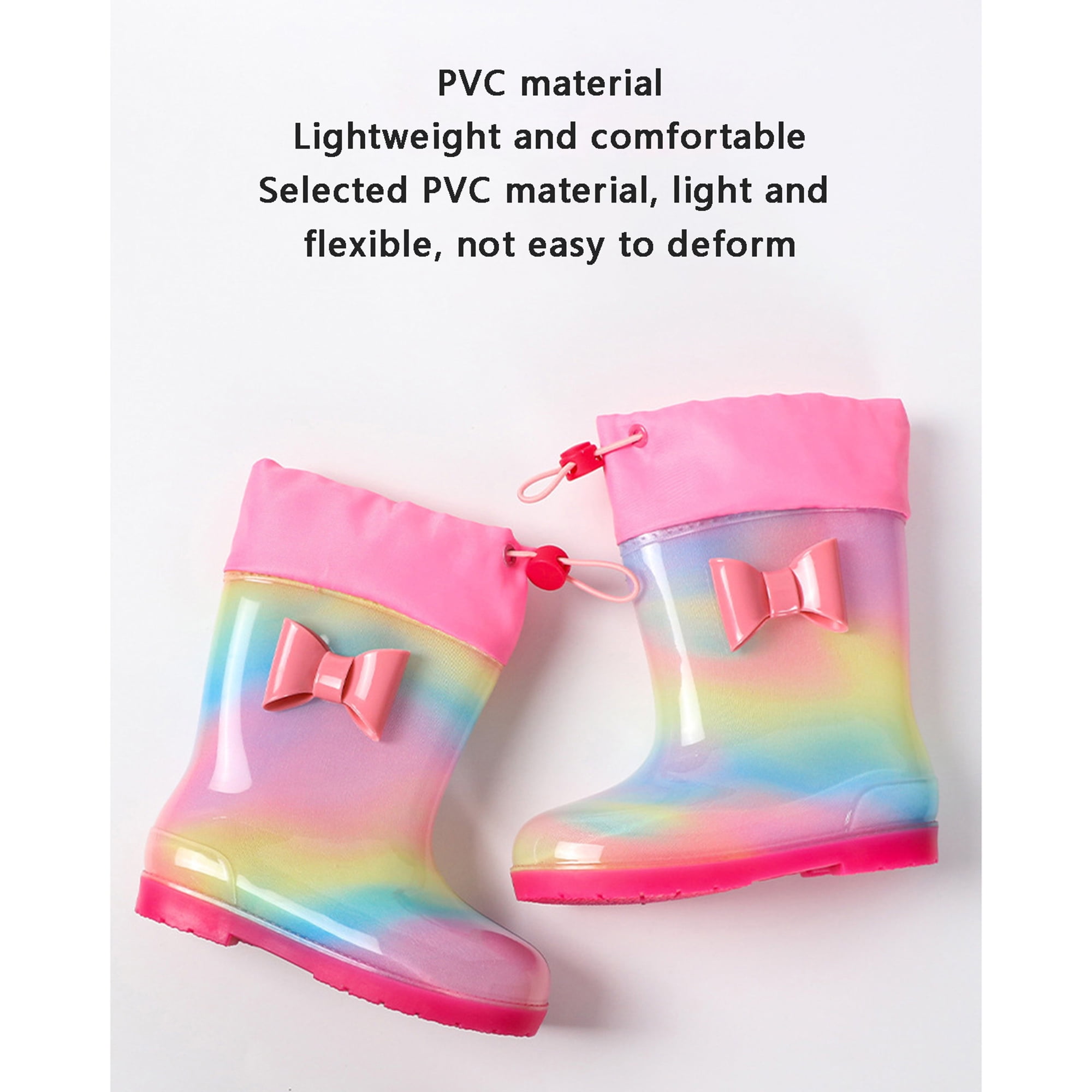 Kids rainbow boots best sale