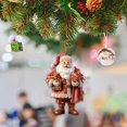 thumbnail image 5 of Christmas Santa Claus Ornaments Decoration Hanging Ornament, Hanging Ornaments Christmas Decor Holiday Party Gifts, Acrylic Hanging Holiday Ornament Christmas Tree, 5 of 6
