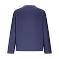thumbnail image 5 of Men's V Neck Henley T-shirt Casual Loose Long Sleeve Shirts Basic Summer Beach T-shirts Fashion Streetwear, 5 of 6