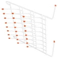 thumbnail image 3 of CIMAXIC 1pc Dripping Water Rack Test Tube Peg Rack Laboratory Beaker Drying Holder,12.2"X11.81"X4.53", 3 of 4