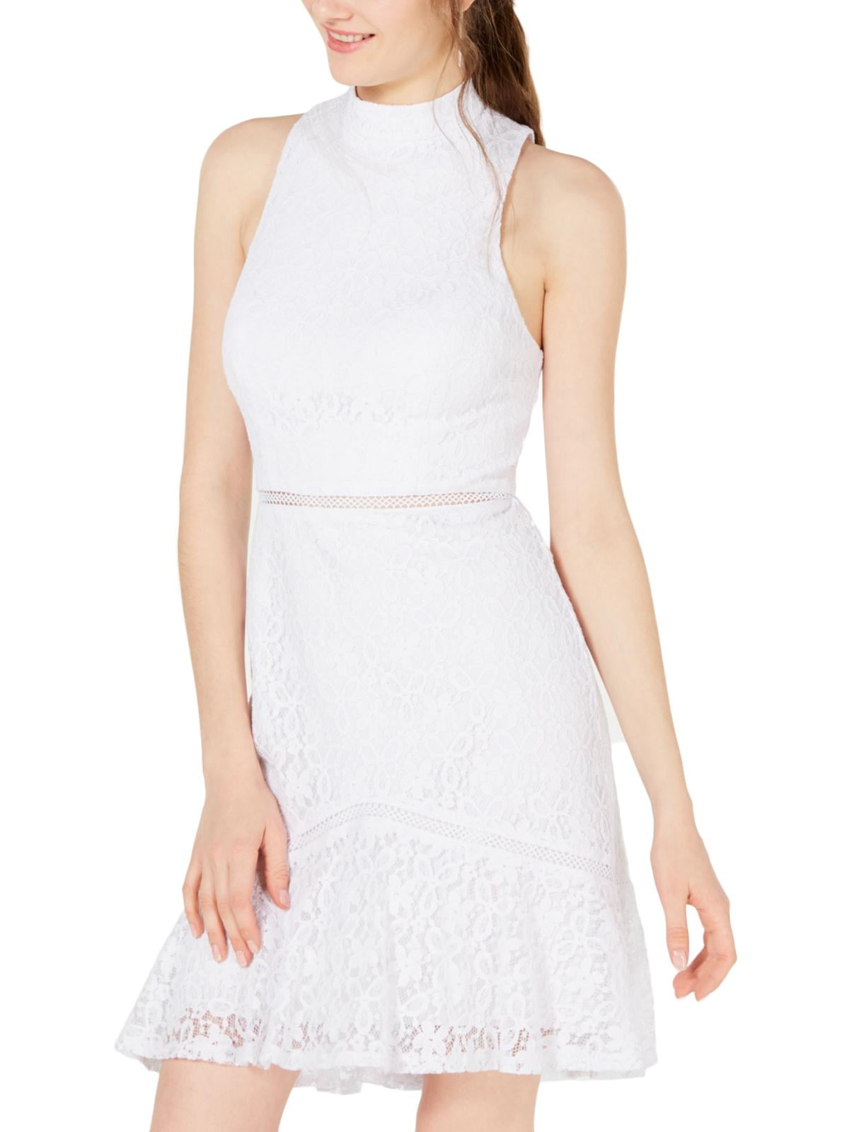 juniors white lace dress