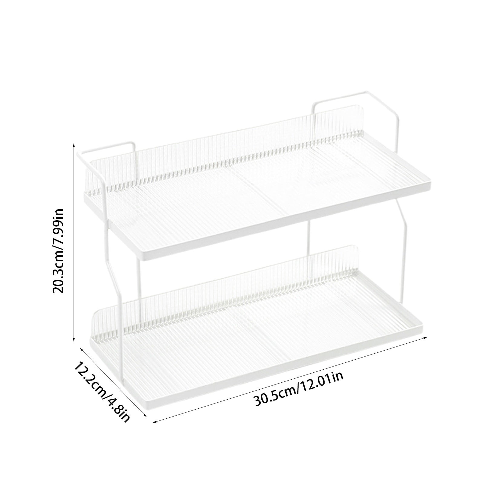 1-Set 2-Tier- Versatile Kitchen Cabinet Organizers And Storage, Bathroom Small Clear Acrylic Under Sink Organizers And Storage, Coffee, Kitchen, Spice, Medicine Bottle Organizer