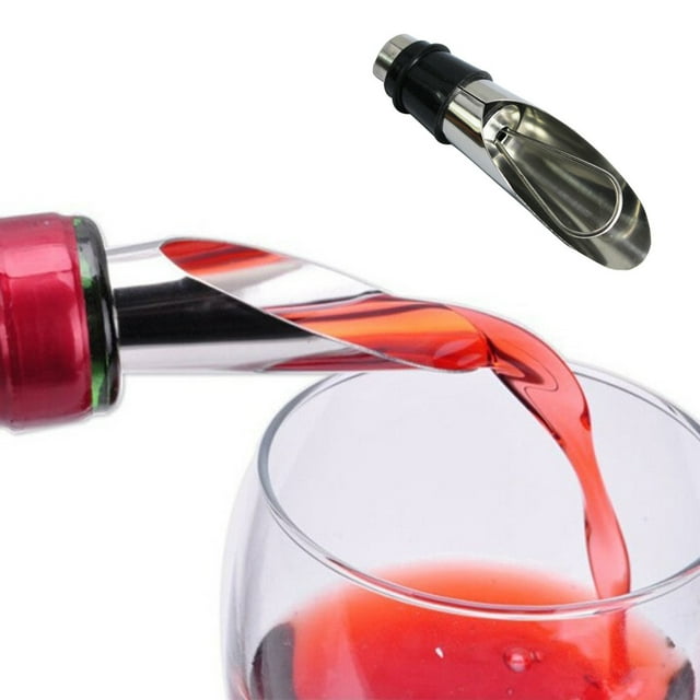 Agiferg Verseur d'Alcool Bouteille de Vin Bec Verseur Bouchon en Acier Inoxydable