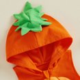 thumbnail image 6 of Cjfdfy Newborn Baby Boy Girls Halloween Costume Outfit Pumpkin Bat Cat Hooded Sleeveless Zipper Romper With Stripe Socks Infant Cute Animal Warm Hooded Sleeveless Jumpsuit 0-2Y, 6 of 9