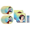 Snow White Birthday Party Supplies Bundle includes 16 Lunch Plates and 16 Lunch Napkins (Bundle for 16)