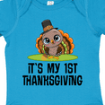 thumbnail image 4 of Inktastic First Thanksgiving Pilgrim Turkey Boys or Girls Baby Bodysuit, 4 of 5