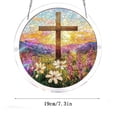 thumbnail image 3 of Acrylic Jigsaw Puzzle Suncatcher-Galactic Colorful Birds, Stained Glass Window Hanging, Home Decor Creative Mom Gifts, Birthday Gifts for Women,Wife, Sisters, Aunt, Besties 7.4in, 3 of 5