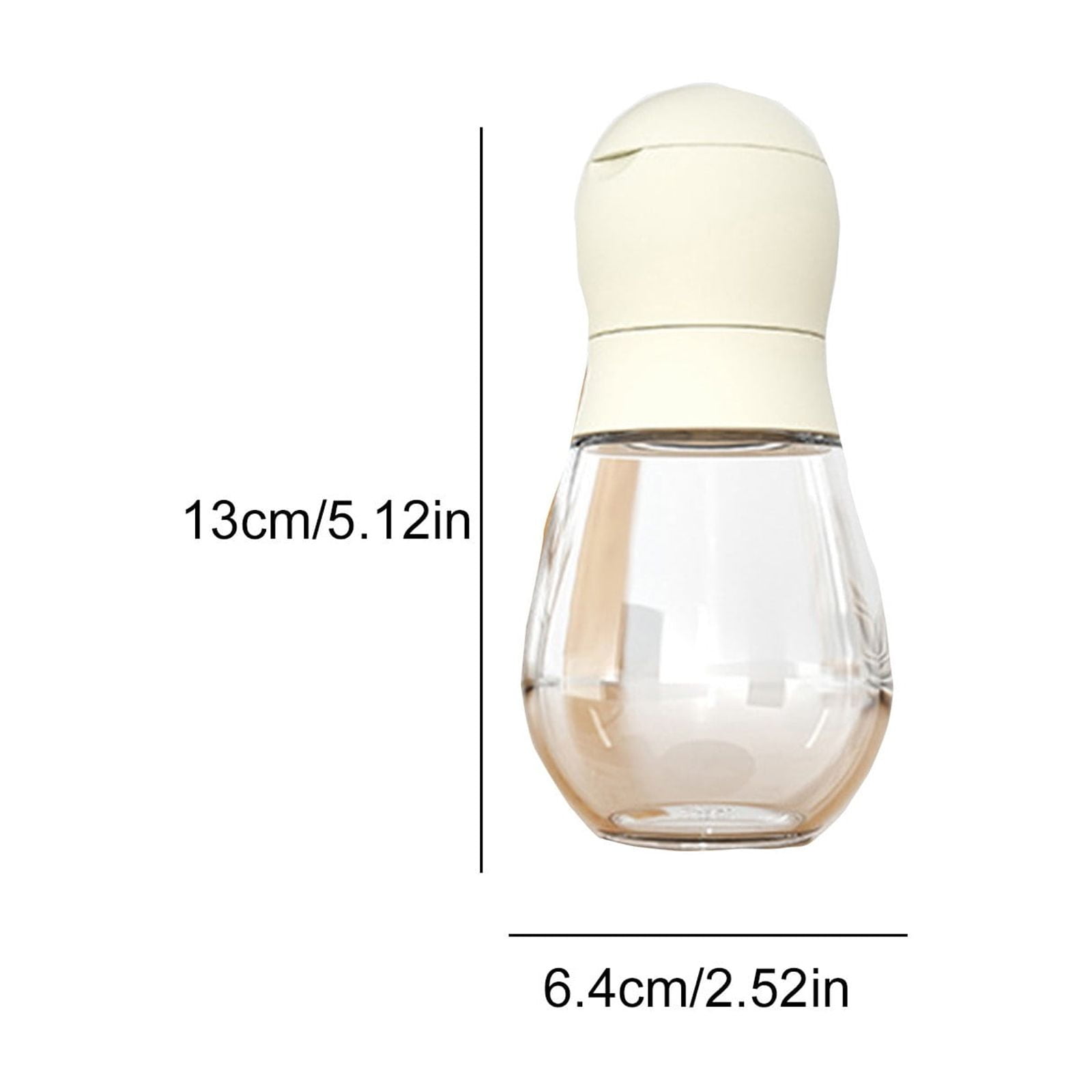 JilgTeok 4 Packs Manual Salt and Pepper Grinder Cylindrical Clear Acrylic Manual Pepper Grinder Spice Shakers Kitchen Gadgets