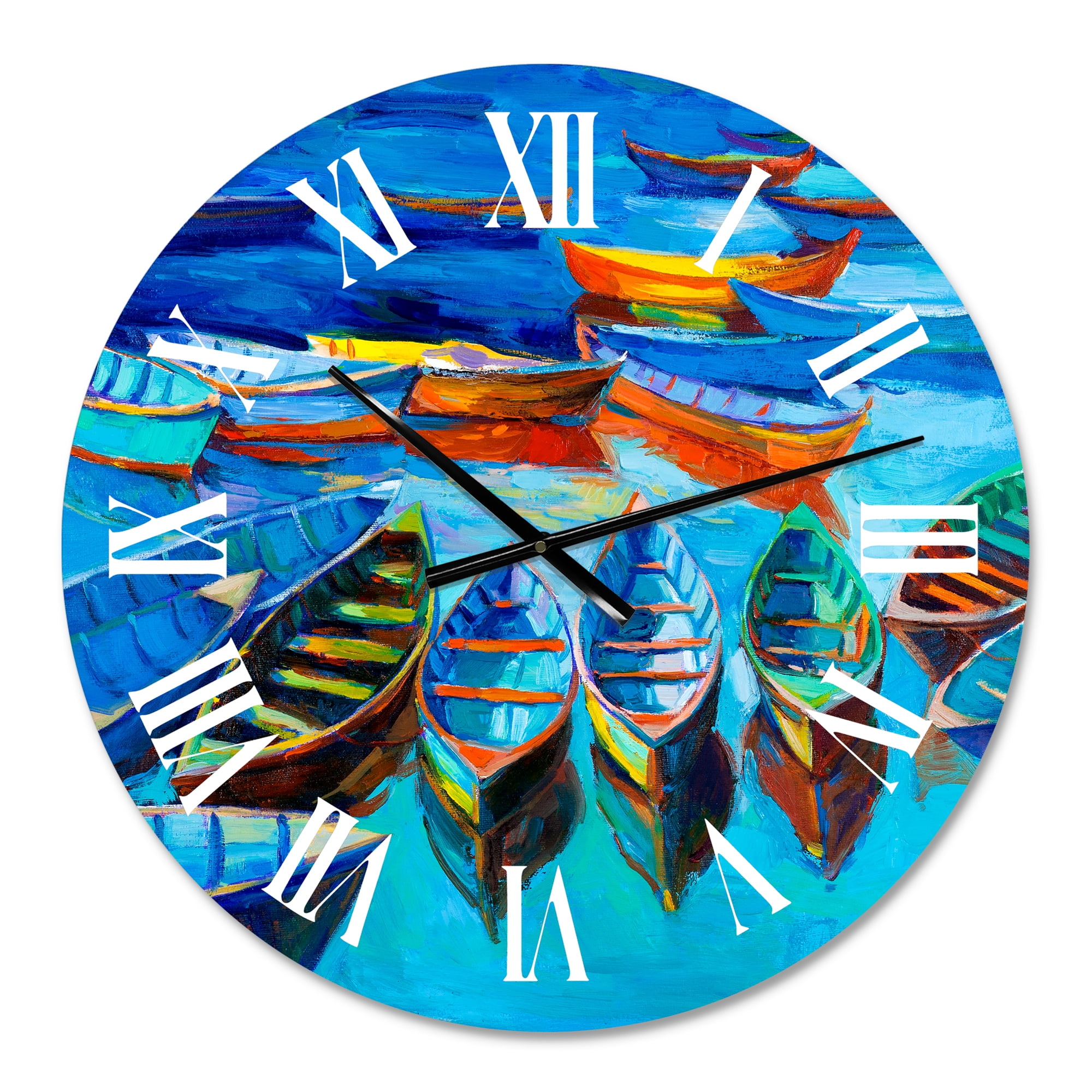 Designart 1 in Coastal Wall Clock