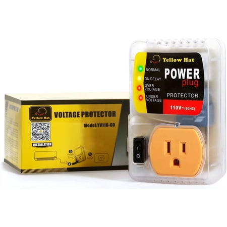 Voltage Protector, Surge Protector for Home Appliance, Voltage Brownout Outlet 110V 15A 2200 Watts