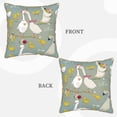 thumbnail image 3 of Kll Cute Farm Birds Decorative Throw Pillow Covers Velvet Soft For Couch Sofa Bedroom Living Room Outdoor -20"X20", 3 of 8