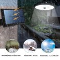 thumbnail image 2 of Lámpara colgante solar para jardines y gallineros: regulable en interior, con energía solar, sensor de cuerpo humano, carga automática durante el día, cable de 5 m, ahorro de batería para patio,, 2 of 5