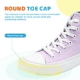 thumbnail image 4 of Kids High Top Canvas Sneakers Girls Boys Lace Up Classic Casual Shoes Toddler Comfy Fashion Running Walking Shoes Indoor Outdoor, 4 of 8