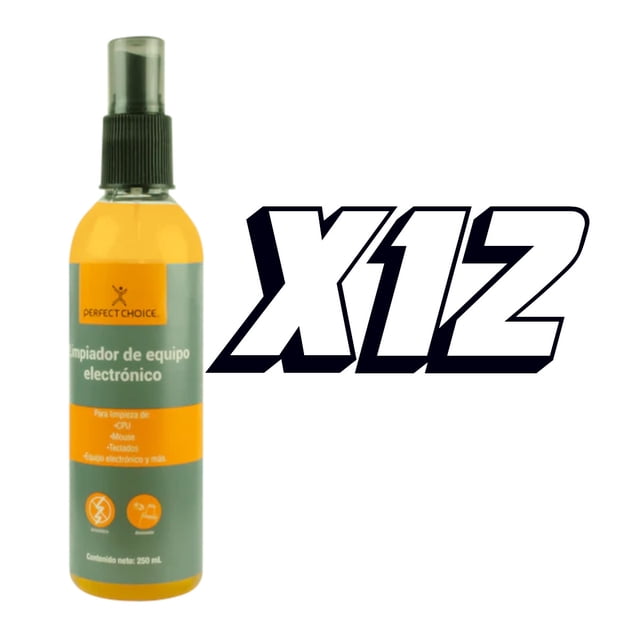 Kit limpiador de electrónicos Perfect Choice 12pz 250ml C/U