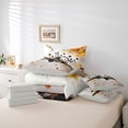 thumbnail image 6 of Castle Fairy Preppy Cartoon Panda Bedding Comforter Set,Autumn Leaves Full Bedding Set, 6 of 8
