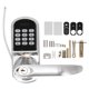 thumbnail image 3 of Cerradura De Inducción Electrónica, Suministros Para El Hogar Antimiradas Cerradura De Puerta Inteligente, Para Puertas Puertas Antirrobo Restaurantes Puertas De Madera Edificios Cergrey Fingerprint Password Lock, 3 of 8