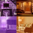 thumbnail image 5 of Luxrite A19 Halloween LED Purple and Orange Light Bulbs 4.5W=60W UL E26 Indoor Outdoor Holiday Lighting 1, 5 of 5