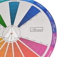 thumbnail image 2 of 1 Pcs Color Wheel Paper Card, Professional Color Wheel Paper Card Color Learning Nail Pigment Selector Card For Color Mixing, Paint, Pigment, 2 of 8