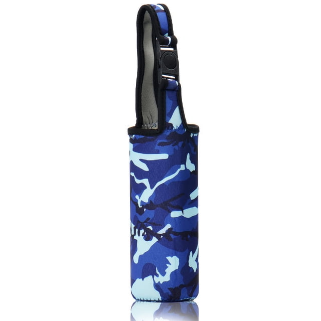Funda protectora elástica para taza térmica, funda para taza, funda para taza de agua gruesa con dibujos animados, funda de tela para buceo, funda de tela estampada