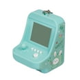thumbnail image 2 of Opvise Arcade Game Machine 26 Classic Game Modes Support Music with Keychain Entertainment Mini Building Block Game Retro Game Console for Children Green, 2 of 8