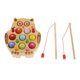 thumbnail image 2 of Clasificador de formas de apilador rompecabezas juguete Montessori clasificación formas geométricas juguete Peg Búho CUTICAT juego de pesca, 2 of 6