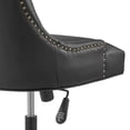 thumbnail image 6 of Modway Regent Tufted Vegan Leather Office Chair in Black Black, 6 of 9