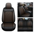 thumbnail image 1 of Maidao Car Seat Covers Full Set for Mercedes-Benz for C300 2008-Present 5 Seats Leather Compatible Airbag Water Resistant Front Rear Cushion Protector Black and Coffee, 1 of 6