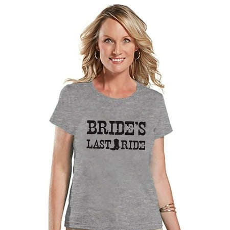 - 7 ate 9 Apparel Women's Bride's Last Ride T-shirt - Large