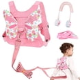 thumbnail image 2 of Pulsera antipérdida para niños, arneses de seguridad para niños pequeños, cinturones y pulsera, kit combinado 2 en 1, correa de seguridad ajustable de 1,5 m, 2 of 4