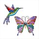 thumbnail image 1 of Pájaro Mariposa Metal Decoración de Arte de Pared Al Aire Libre, Decoración Colgante de Escultura de Pared de Pájaro, Decoración de Arte de Pared de Pájaro, 1 of 6