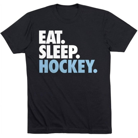 Eat Sleep Hockey T-Shirt | Hockey Tees by ChalkTalk Sports | Multiple Colors T-Shirt | Youth and Adult Sizes