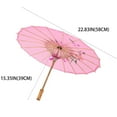 thumbnail image 3 of THY COLLECTIBLES 22" Kid's Size Japanese Chinese Umbrella Parasol For Wedding Parties, Photography, Costumes, Cosplay, Decoration And Other Events (Pink), 3 of 4