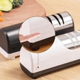 thumbnail image 3 of Afilador de Cuchillos Eléctrico de 2 Etapas, Afilado Rápido y Preciso, Fino y Grueso, Diseño Elegante, Cuchillos de Cocina Profesionales., 3 of 5