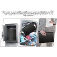 thumbnail image 4 of Fireproof Document Bag Waterproof and Fireproof Money Bag Safe Storage Pouch for Documents,Passport,Jewelry and Cash (Black), 4 of 4