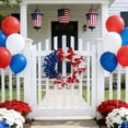 thumbnail image 5 of 19.6In Patriotic Berry Wreath, Multicolor Plastic Decor for Front Door Wall Stair Railing, Ideal Ornament for 4th of July Home Parties and Holiday Celebrations, 5 of 7