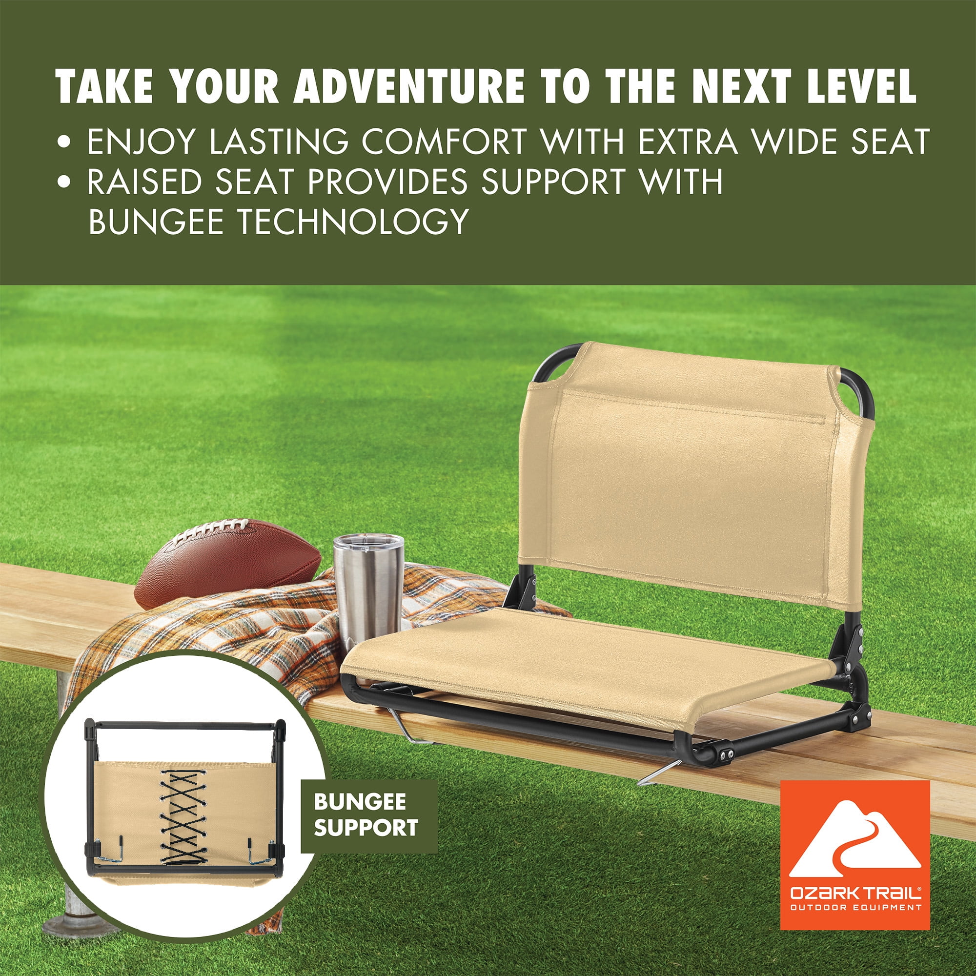 Ozark Trail Stadium Seat Gold
