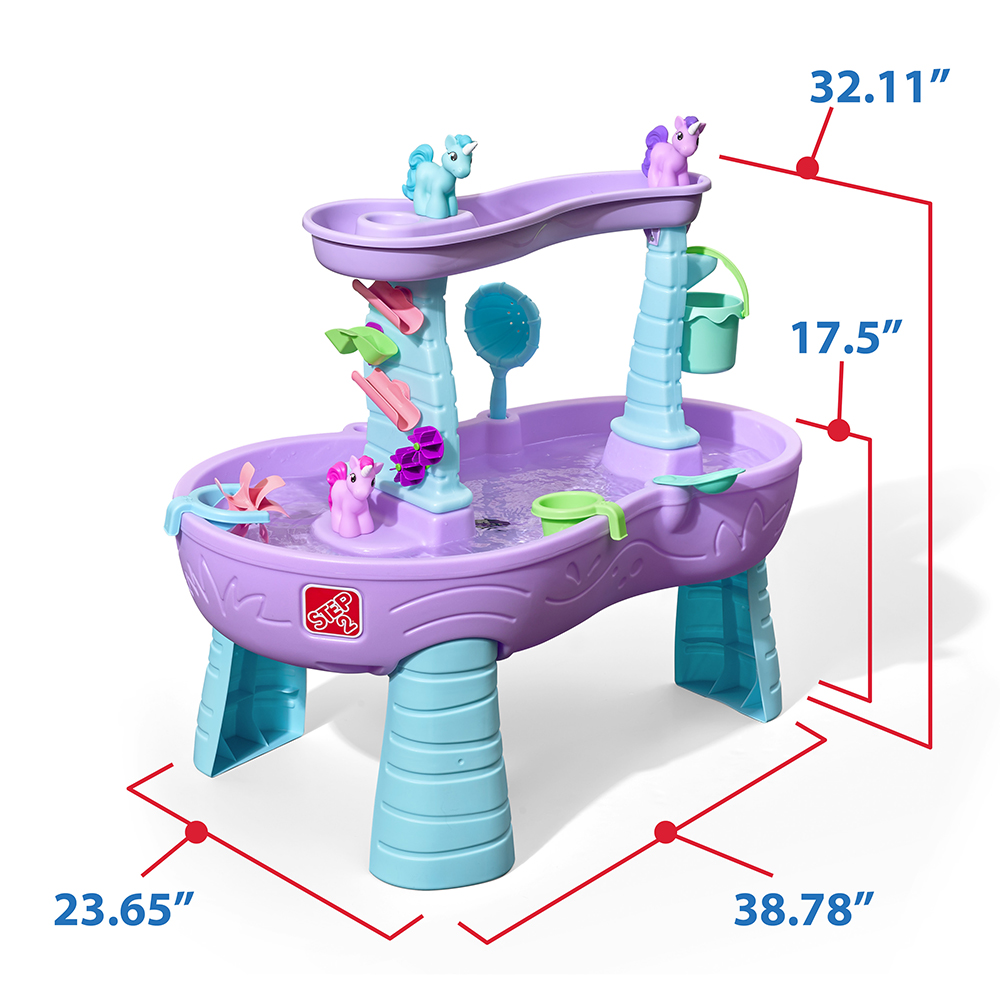 Step2 Rain Showers & Unicorn Sand Water Table for Toddlers photo 5
