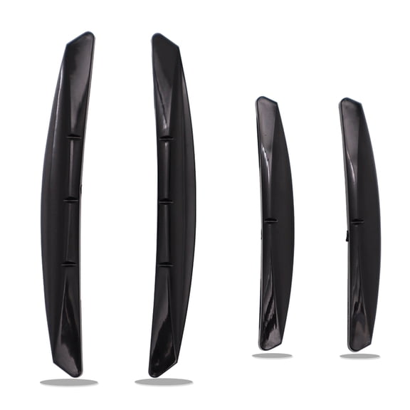 AUTOXBERT 4PCS Car Door Protector Edge Guards Anti-Collision Scratch Guard Strip Cover Accessories Black