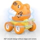 thumbnail image 2 of De Dinosaurio De Juguete Para Niños, Juguete De Presión Para Niños, Coche De Juguete Push And Go, Regalo Para Niños Y Niñas (Color De La Rueda Al Azar) 2 Uds. Scienceny FN007739-04, 2 of 6