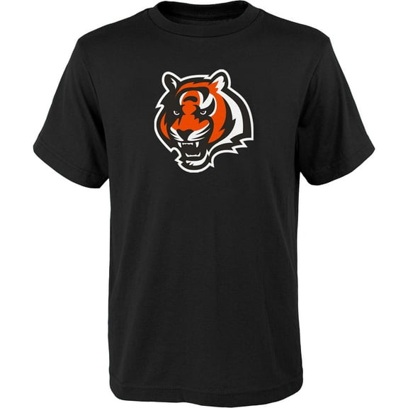 Youth Outerstuff Black Cincinnati Bengals Primary Logo T-Shirt