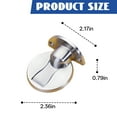 thumbnail image 2 of TALENO Door Stoppers for Bottom of Door,Scratch and Wear Resistant Magnetic Door Stop,Not Effortless to Rust Or Deform Door Stoppers for Wall,sliver1, 2 of 7