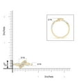 thumbnail image 4 of ANGARA Natural Slanted Diamond Infinity Ring in 14K Yellow & White Gold for Women (Size-2.1mm| Color-I-J| Clarity-I1-I2) | April Birthstone, Anniversary, Jewelry Gift for Women | Natural Diamond Ring, 4 of 9