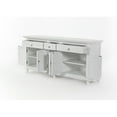 thumbnail image 4 of NovaSolo Buffet with 5 Doors Skansen Solid Wood in White, 4 of 7