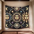 thumbnail image 2 of Tapiz de pared Sun Mandala en microtela 150x130 cm, 2 of 2
