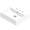 Matte White, variant on Ws Bath Collections Quattro 50.03 WM Quattro 19-1/2" Rectangular Ceramic Vessel Or Wall