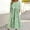 A71 Green, variant on Xdegoge Ofertas En Summer Dresses for Women 2025 Vacation Half Sleeve Fashion Casual Floral Dress Flowy A Line Maxi Dress Crew Neck Boho Beach Sundress with Pockets